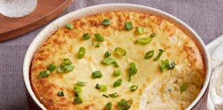 Σουφλέ πατάτας με πράσο και τυριά!