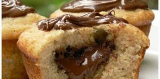 Εύκολα και γρήγορα Muffins με nutella