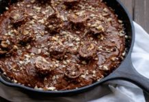 Μπισκοτένιο brownie με γεύση φερέρο