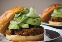 Burger με ρεβίθια