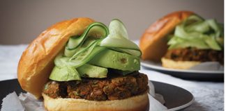 Burger με ρεβίθια