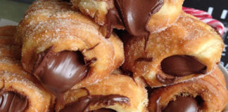 Φτιάξτε Λουκουμάδες Γεμιστούς με Σοκολάτα