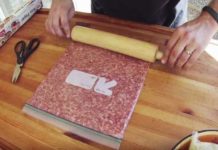 Βάζει τον Κιμά σε μια Σακούλα και τον Απλώνει με τον Πλάστη. Το αποτέλεσμα θα σας Ενθουσιάσει!