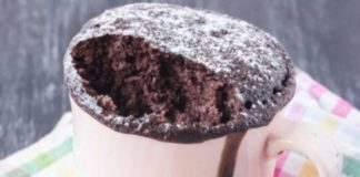 Κέικ σοκολάτας στο φλιτζάνι