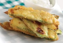 Κολοκυθάκια τηγανητά με κουρκούτι από μπίρα!