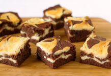 Ένα εξαιρετικό γλύκισμα: Brownies με τυρί κρέμα!
