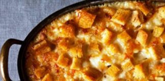 Σαγανάκι με γραβιέρα, ρίγανη & φρέσκια ντομάτα