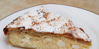 Γλυκιά πίτα με φιδέ και μυζήθρα