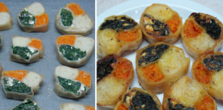 Πιτάκια φούρνου τριών γεύσεων
