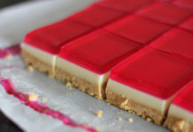 Δροσιστικο Μπισκοτογλυκό με ζελέ κεράσι