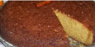 Γιαουρτόπιτα αφράτη με λεμόνι και σιμιγδάλι της γιαγιάς