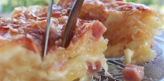 Εύκολη και τραγανή ζαμπονοκασερόπιτα που θα λατρέψουν μικροί και μεγάλοι