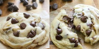 Εύκολη συνταγή για αφράτα cookies που λιώνουν στο στόμα με σοκολάτα και φυστικοβούτυρο