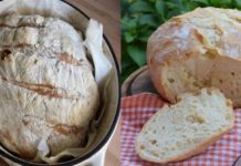 Σπιτική συνταγή για χωριάτικο ψωμί χωρίς ζύμωμα που γίνεται πιο νόστιμο και από του φούρνου