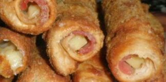 Συνταγή για τραγανά ρολά με ψωμί του τόστ ζαμπόν και τυρί!